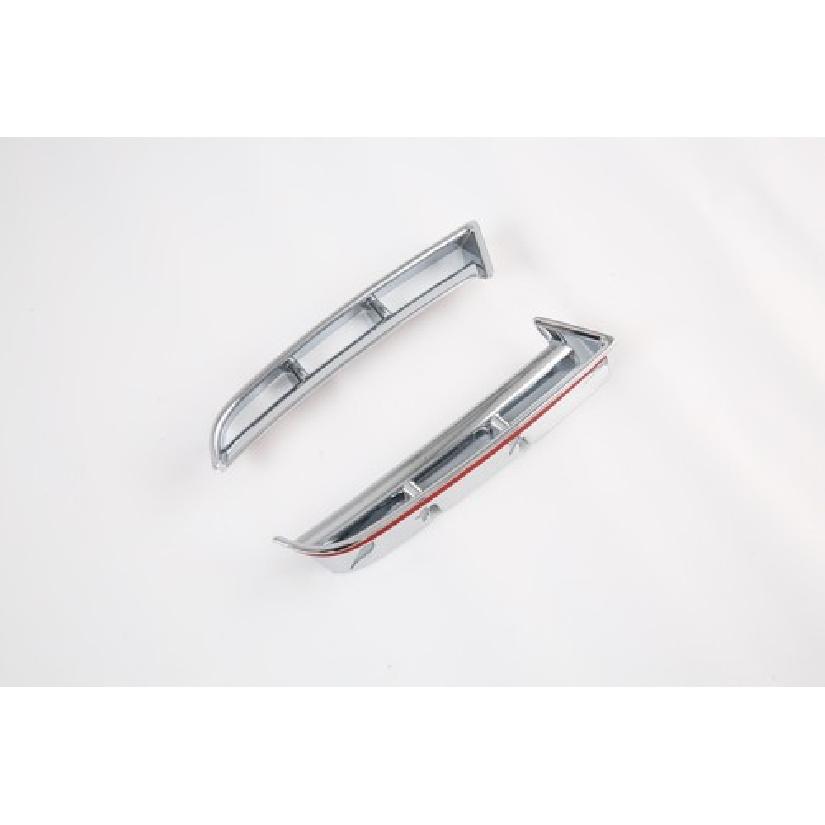 ABS Chrome Front Fog Light Lamp Eyebrow Cover Trim For  Hyundai Tucson 2pcs