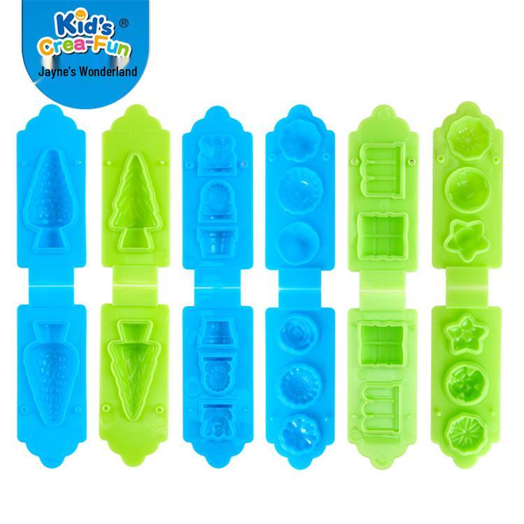 Children's DIY Color Clay Craft Kit: Includes Leather Clay, Glue Machine, Needle Cylinder, Noodle Maker, Dessert, Cake, and Bread Making Tools.