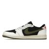 Travis Scott x  Air Jordan 1 Retro Low OG SP Oliven Dame Sneakers Grønn Seil University-Rød DZ4137-106