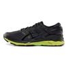 Asics Gel-Kayano 24 Tecido Esportivo Confortável Tênis de Corrida Cano Baixo Masculino tênis Preto Verde T7A1N-9085