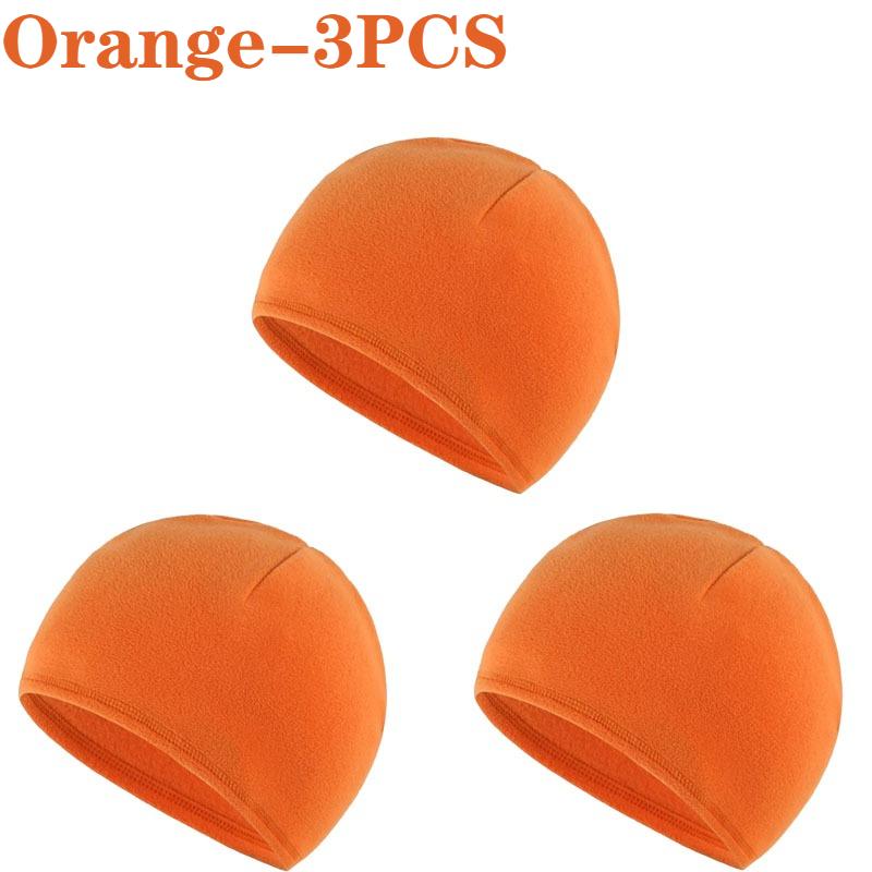 1-5PCS Unisex Winter Skull Cap Soft Polar Fleece Beanie Thick Warm Windproof Ski Hat Outdoor Cap Suitable for Both Men and Women