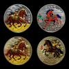 Zodiac Horse Coin Horse Year Coin Gifts Chinese New Year Party Favors Year Of The Horse Lunar Spring Festival Gifts