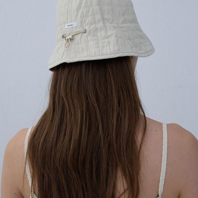 Marchen Quilting String Bucket Hat_2color