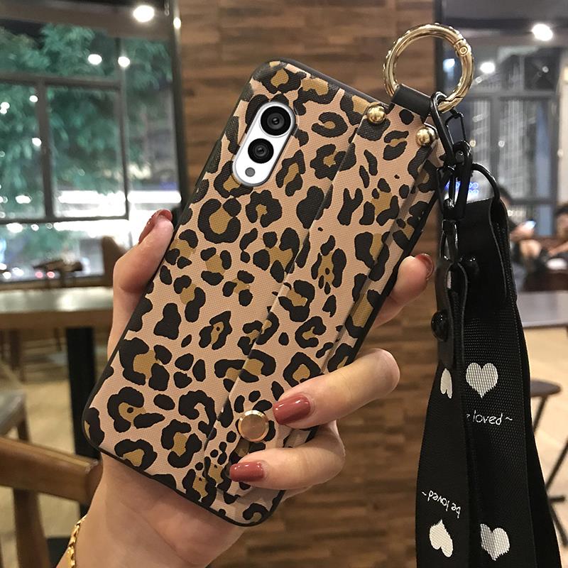Anti-dust Protective Phone Case For FCNT/Fujitsu Arrows N F-51C Fashion Design Wristband Kickstand Durable Phone Holder