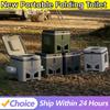 Multifunction Bedpan Portable Camping Folding Toilet Strong Bearing Capacity Reusable Adult Odor-proof Outdoor Mobile Toilet