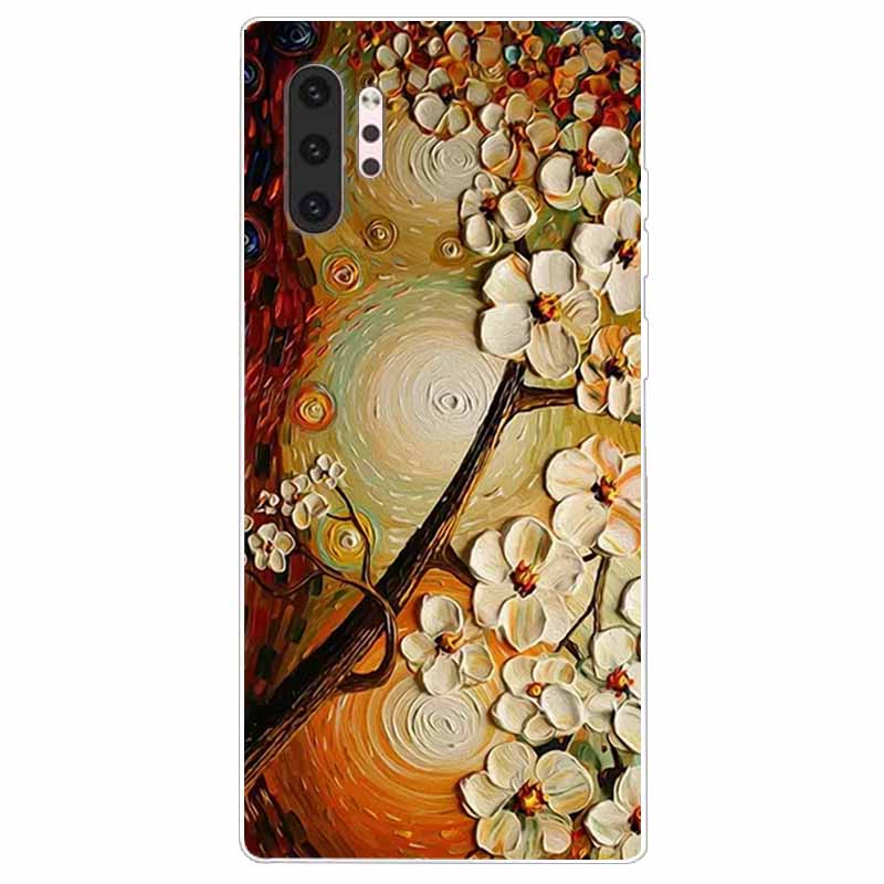 Phone Case For Samsung Note 10 Pro Plus Cover Note10 Silicone Soft Painted Wolf Coque for Samsung Galaxy Note 10 Lite TPU Bumper