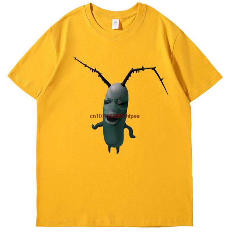 Cursed Plankton Funny Meme T Shirts Graphic T Shirts Summer Cotton New Shirts And Tshirts Unisex Streetwear Print T Shirt