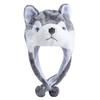 Tiger Animal Earflap Cap Pig Ear Protection Hat Kawaii Plush Beanies  Women