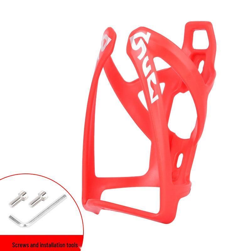 Bicycle Water Bottle Holder: Durable PC Plastic & Aluminum Alloy for Road and Mountain Bikes