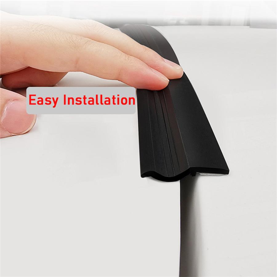 Suv Mpv Trunk Seal Strip 2 Meters Rubber Black White For Hatchback Tail Box Cover Gap Waterproof And Dustproof