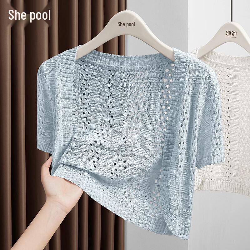 Women s Hollow-out Knit Cardigan XL