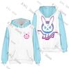 Cool Anime Dva Mikina Cosplay Pulovr Osobnostní Logo Mikina Cool Dámské A Pánské Ležérní Streetwear Oblečení Králík Kawaii Dětské T