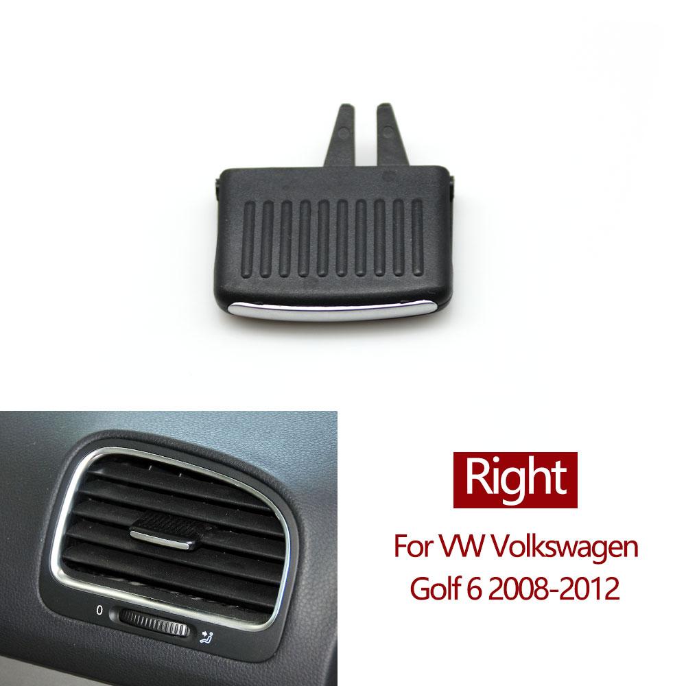 Golf 6 Front Dashboard Air Conditioner Outlet AC Vent Grille Slider Tab Clip Repair Kit For VW Volkswagen 2008-2012 5K0819703