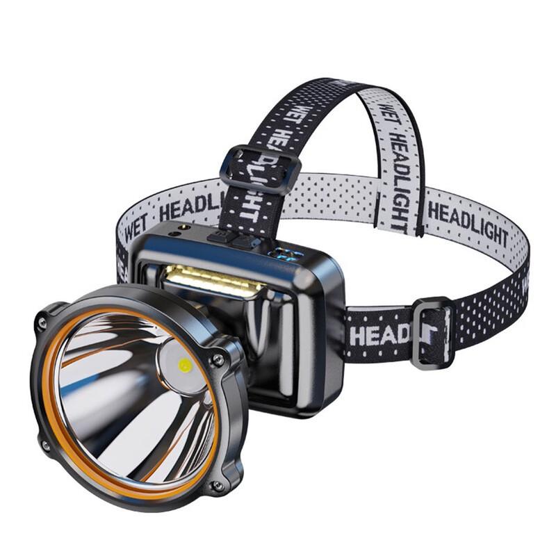UOSU Digital Display High-Lumen Rechargeable Outdoor Headlamp