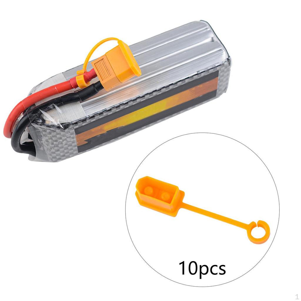10 Pack XT60 Connector Dust Cover for Lipo Battery