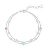 Barbie crystal bracelet [ Crystal* Heart to Heart] Light luxury niche romantic ritual, lovers commemorate boys' confession O-Ba2605007