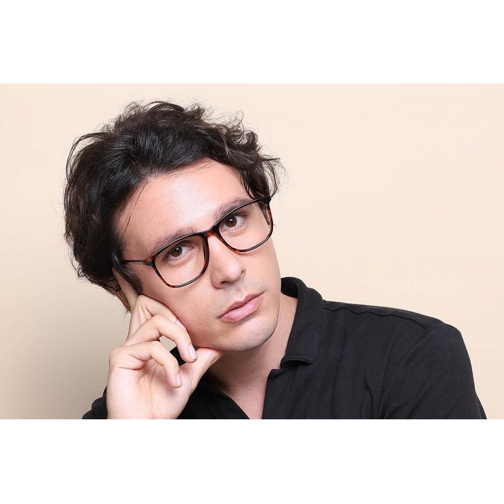 Full Rim Square Tortoise Smartbuy Collection Gatsby Blue Light Block Cp141b Fashion Unisex Eyeglasses