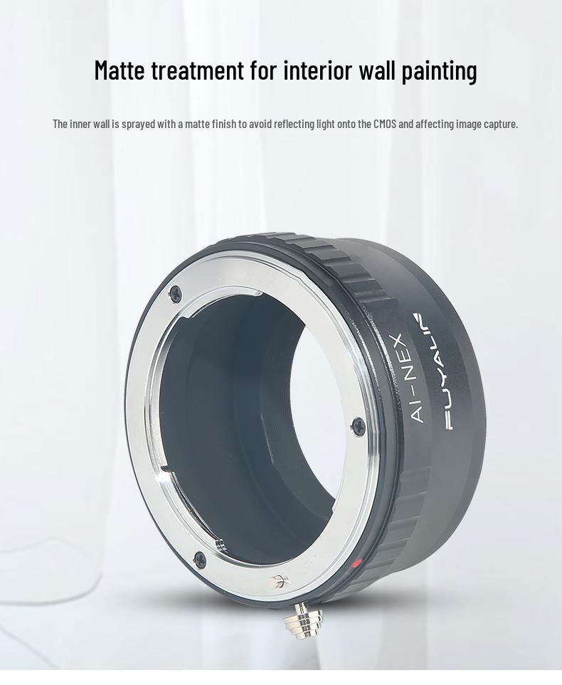 AI-NEX Lens Adapter Ring for Nikon AI Lenses To Sony NEX Mirrorless Cameras.