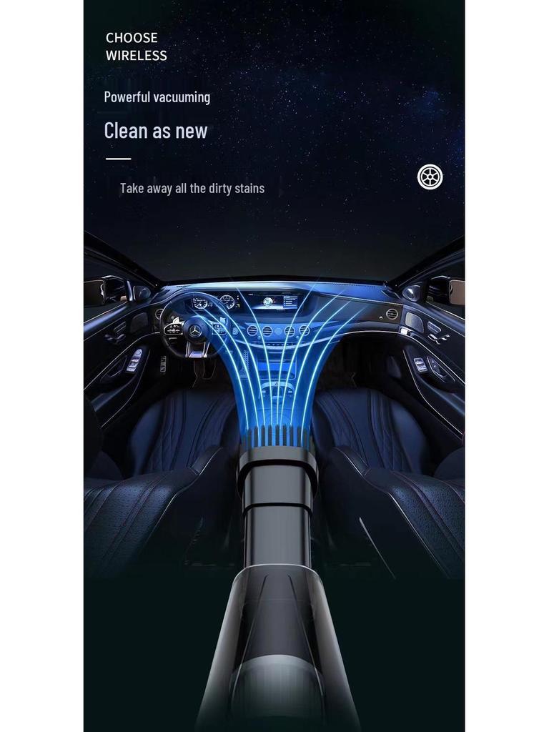 High-Power Wireless Handheld Car Vacuum Cleaner