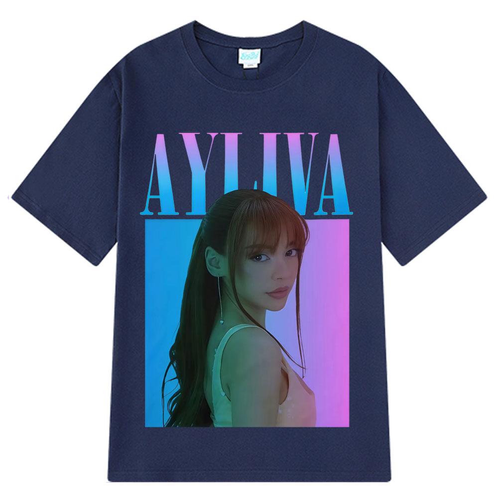 Singer Ayliva Vintage Graphic Printed Tshirt Unisexs Unisex Harajuku Tshirt Shortsleeved Loose Y2k Clothes Oversized Tshirts