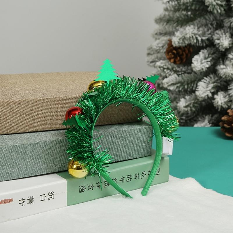 Weihnachts-Haarband Cosplay-Kostüm Kopfschmuck Party Bühnenauftritte Stirnband Feiertags-Kopfschmuck Verkleidung Haaraccessoire