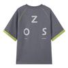 Boy's Double-Yarn Reflective Letter Print Short Sleeve T-Shirt