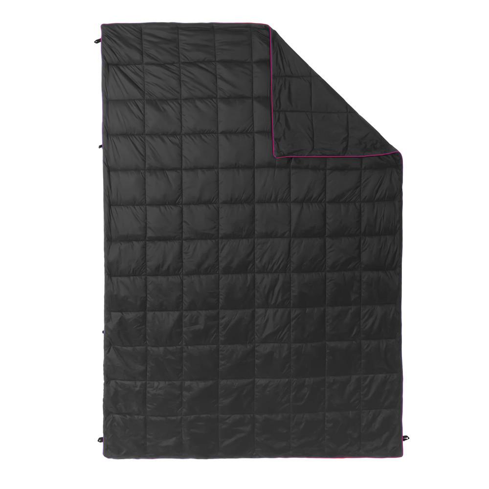 200x140cm Winter Camping Blanket Warm Ultralight Waterproof Tear Resistant Thermal Quilted Sleeping Quilt for Outdoor Travel чёрный