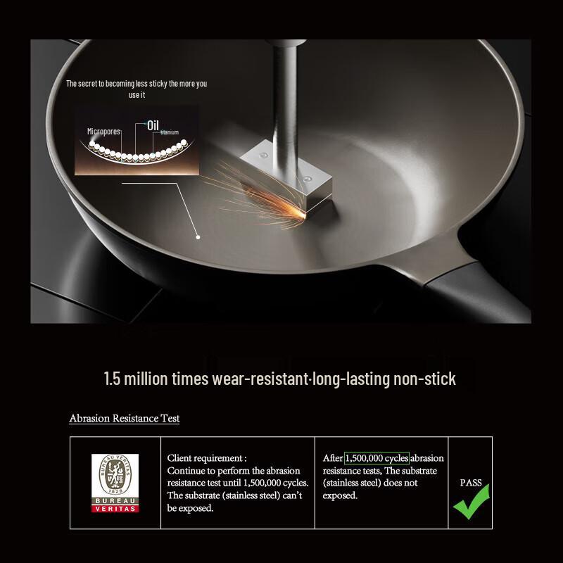 Hong Chu Ceramic Flat-Bottom Stir-Fry Pan