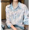 Women's Shirt New French Style Shirt with Retro Hong Kong Style Versatile Design Sense