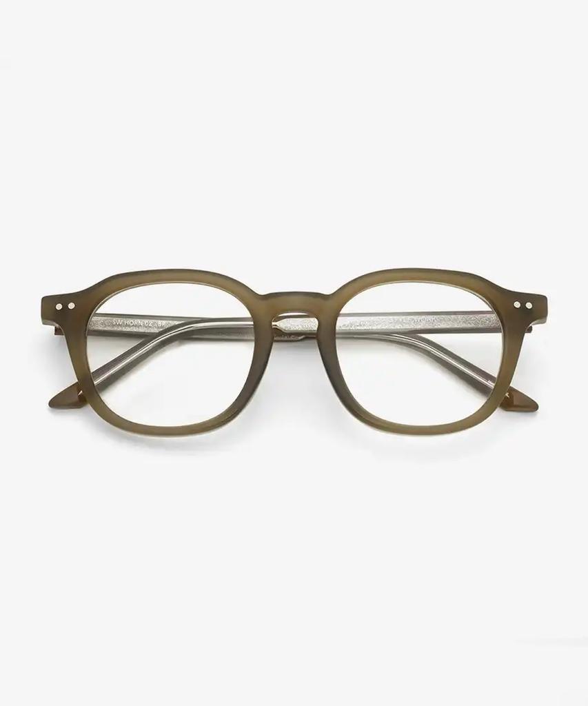 Seutailwokeu Brown Sw Horn 02 Br Stylework Eyeglass Frames