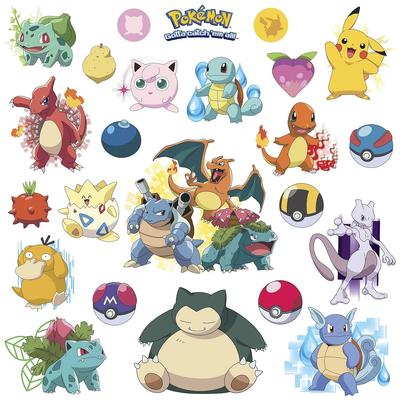 RoomMates RMK2535SCS Iconic Peel and Stick Wall Decals Pokémon