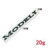 Car Sticker Model Y Logo Sticker for Tesla ModelY Creative Letter Stickers Tail Trunk 3D Zinc Alloy Emblem Badge Styling Car Mod