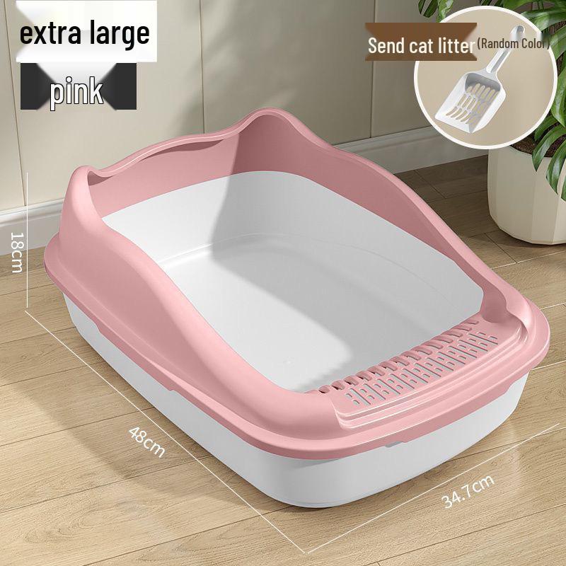 Halbgeschlossene geruchsdichte Katzen- und Hundetoilette