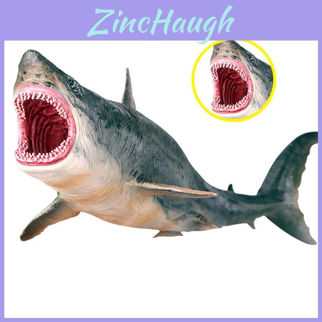 High-quality Megalodon Figure Ancient Shark Wild Animal Pvc Toy With Timeless Design
