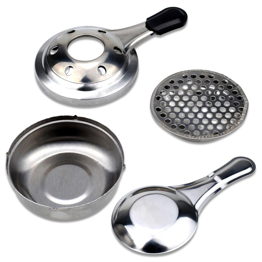2PCS Frame Adjustable Mini Furnace Stainless Steel Burner for Outdoor Backpacking Picnic Hiking