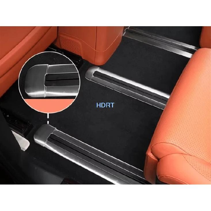 For Geely Lynk & Co 900 2025 + Car Style Seat Rail Slide Pedal Door Sill Scratch Trim Protector Decoration Accessories Auto Part