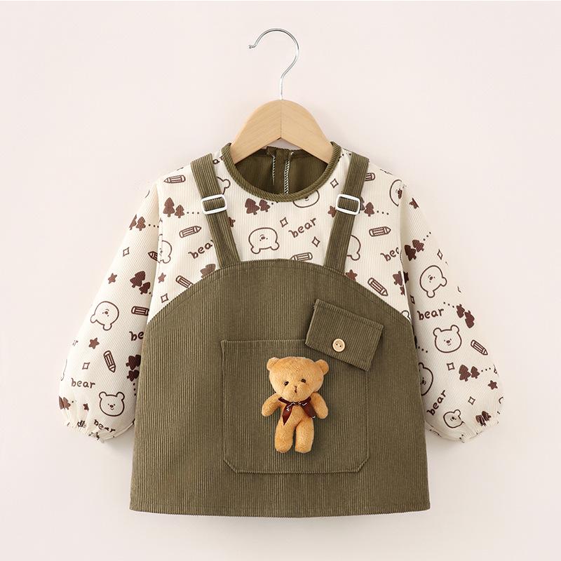 Reversible Waterproof Baby Coveralls: Stylish Autumn/Winter Bibs for Boys & Girls, Stain-Proof Outerwear