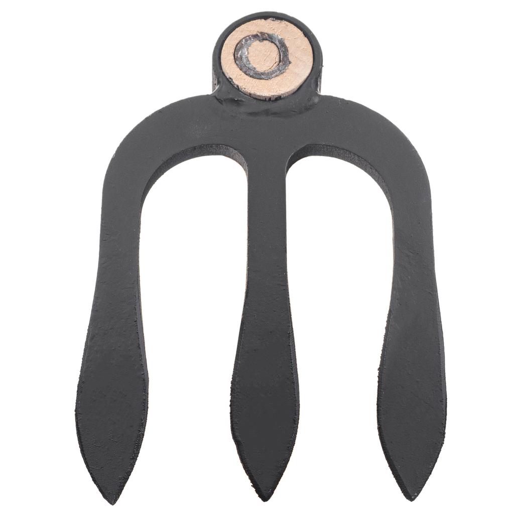 KADAX Forged Steel Three-toothed Hoe 15x12cm With Handle