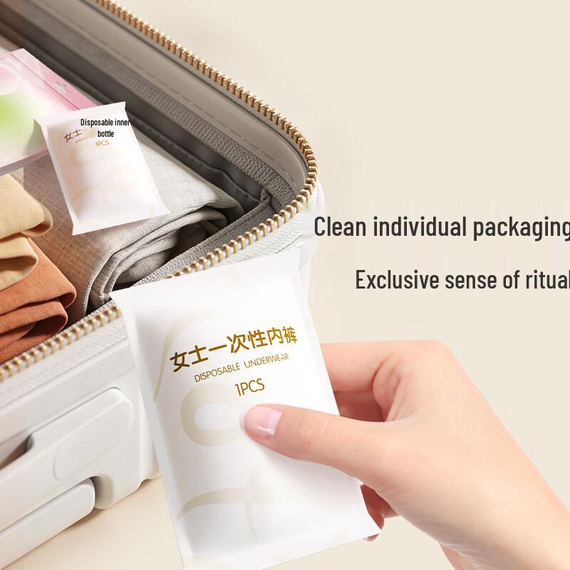 Women's Disposable Antibacterial Milk Fiber Briefs