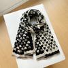 2024 Autumn/Winter New Imitation Cashmere Exterior Warm Office Versatile Extended Thick Scarf Air Conditioning Room Shawl for Women