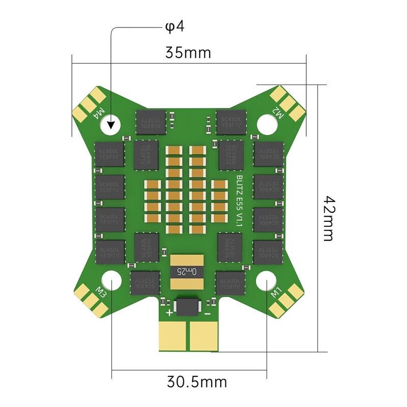 IFLIGHT BLITZ E55 4-in-1 Pro 55A ESC (CN-Version)
