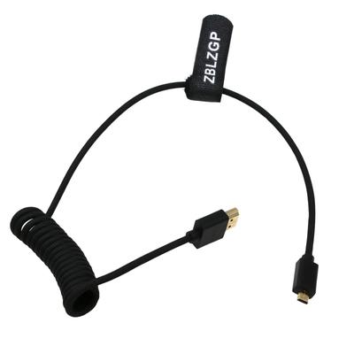 ZBLZGP 8K Ultra High Speed HDMI Cable 8K 60hz 4K 120hz Braided Cord HDMI Cable 48Gbps 3080 3090 Laptop Projector SmallHD Monitor Micro HDMI HDMI 2.1