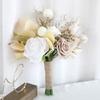 Artificial Flowers Bridal Bouquet for Bride, Rustic Wedding Bouquets for Bride Silk Round Artificial Wedding Flowers Bouquets