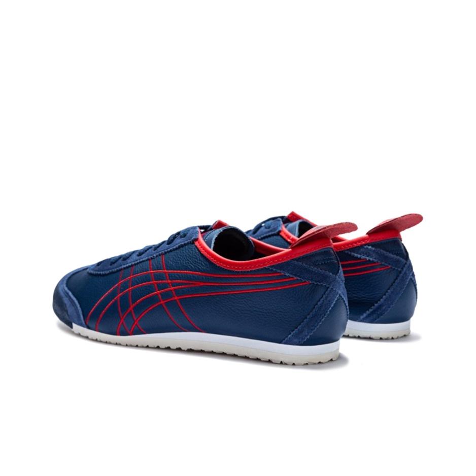 ONITSUKA TIGER Mexico 66 Leather Suede Comfortable Versatile Shock Absorbing Non-Slip Wear-Resistant Low-Top Casual Shoes Unisex Sneaker 1183A349-400