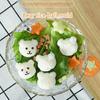 Kreslený Mini Medvídek Forma na Rýžové Koule Kreativní Tvar Sushi Mořské Řasy Kuchyňské Nástroje na Sushi Bento DIY Sushi Embosovací Zařízení Forma