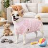 Elastic Dog Recovery Suit Soft Breathable Dog Sterilization Suit Four-Legged Washable Pet Anxiety Vest Spay Neuter