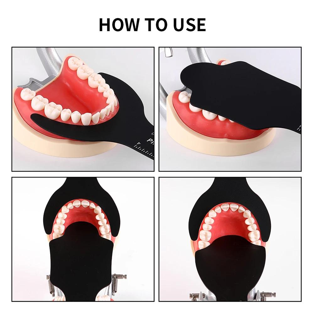 1Pcs Dental Intraoral Photography Orthodontic Black Background Plate for Clear Imaging