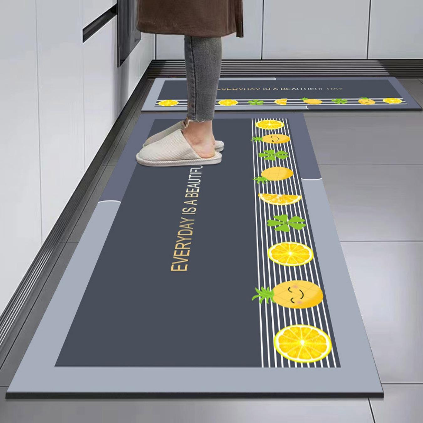 

Модный простой кухонный коврик в скандинавском стиле, ковер для дома, современный домашний декор 40cm*60cm+40cm*120cm