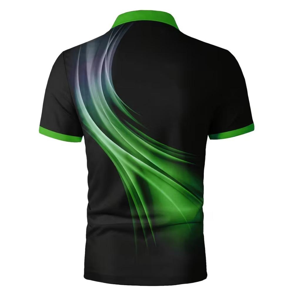 Herren Kleidung Sommer Neu Kurzarm Business Casual Kragen Golf Poloshirt 100% Polyester