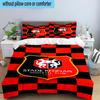 3PCS Stade Football Club Crest Bedding Set,Including 1pc Duvet Cover And 2pcs Pillowcases Perfect for Bedroom, Dormitory, Fan Christmas gift